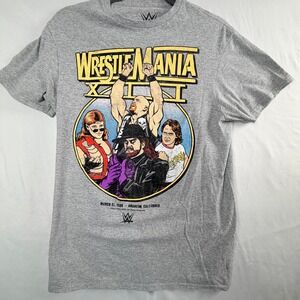 WWE WrestleMania XII 1996 Anaheim California Graphic T-Shirt Mens Medium Gray